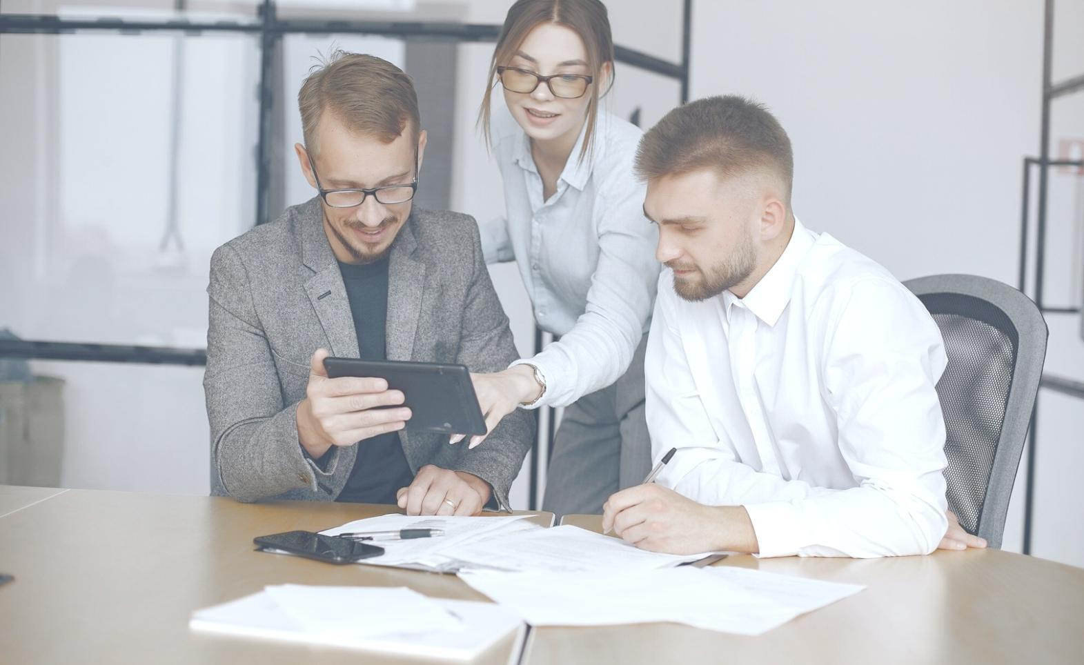 Financial analysis workspace with market charts